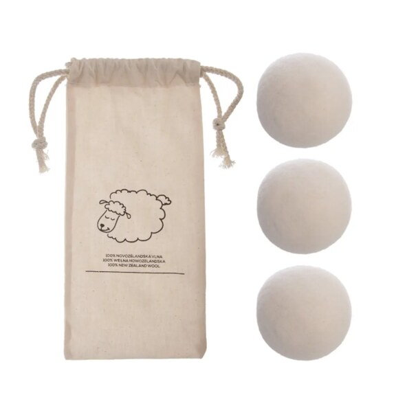 Míček vlna do sušičky+vak 3 ks EKO