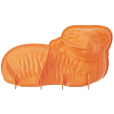 Forma silikon beránek 31x17 cm oranžová