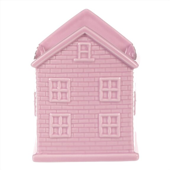 Obal na květiny - tvar domku, barva růžovo-fialová