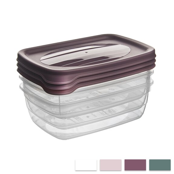 Dóza UH Trend obdélník 0,3 l 3 ks mix