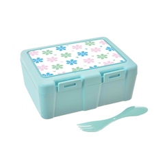 Box UH svačina Lunch 18x14x7,5 cm dělený KVĚT