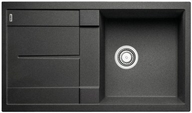 Dřez s odkapem BLANCO Metra 5 S bez excentru Silgranit PuraDur