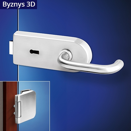 Una Byznys OV kování na skleněné dveře