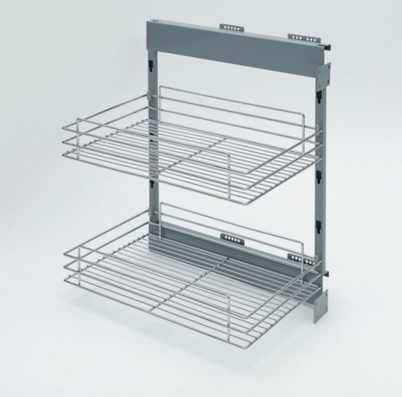 Plnovýsuvný dvojkoš Komfort boční s tlumeným dovřením