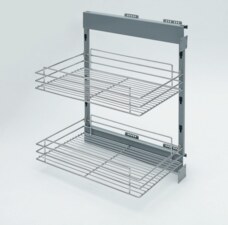 Plnovýsuvný dvojkoš Komfort boční s tlumeným dovřením