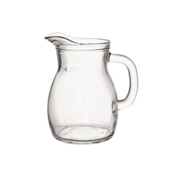 Džbán sklo s měrkou 0,25 l