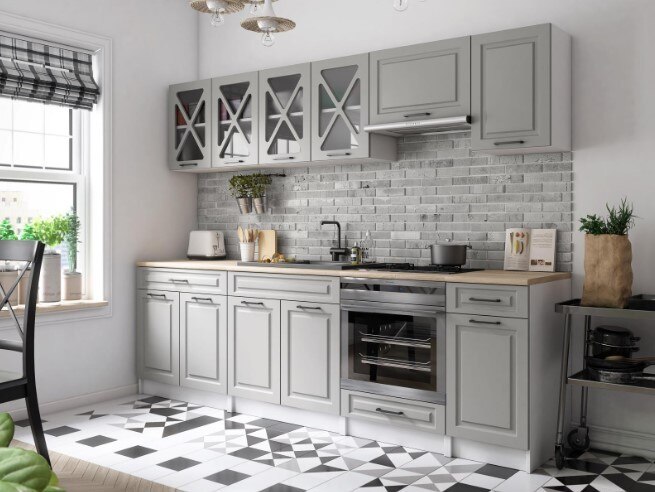 Kuchyňská skříňka Falco Irma KL100-2D+P bílá MAT