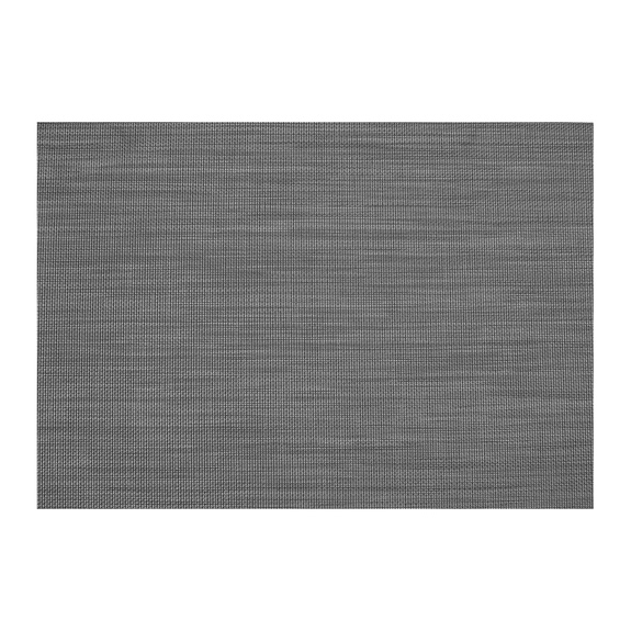 Prostírání PVC/polyester 45x30 cm tm. šedá