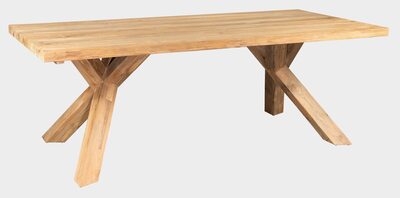 SPIDER RECYCLE - masivní stůl z teaku