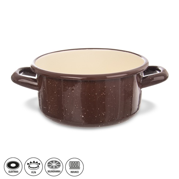 Kastrol smalt BROWN 1 l TM2, náhr. 113328