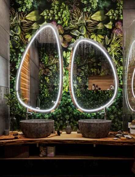 Zrcadlo SNAB STYLE Dvojzrcadlo 1000x500, 800x600