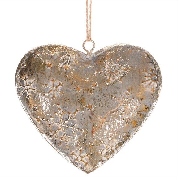 Srdce kovové, měděné UM0910 COP