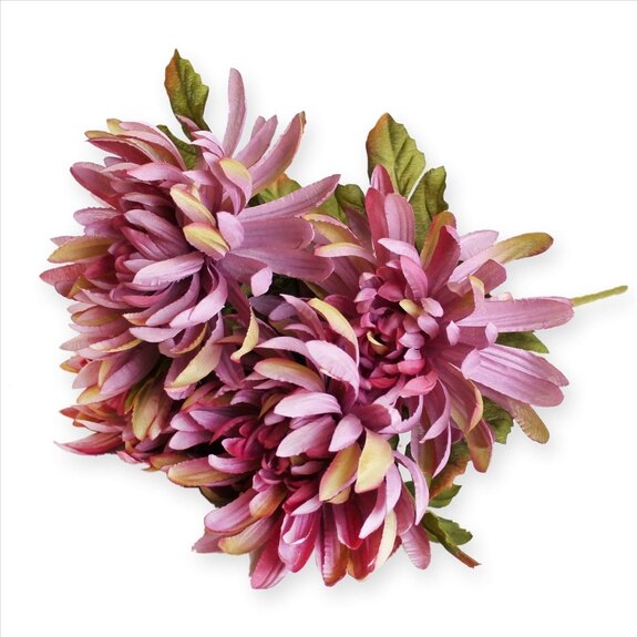 Chryzantéma kytice x5/49cm růžová
