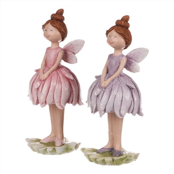 Víla kopretinová, mix 2 barev, polyresin  ALA887