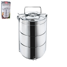 Jídlonosič nerez TERMO 3x0,9 l, pr. 14 cm