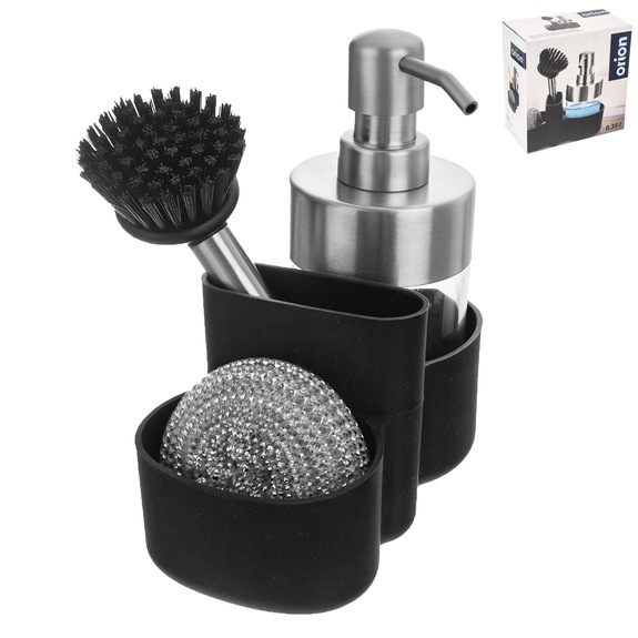 Dávkovač saponátu nerez/UH s organizérem 0,35 l