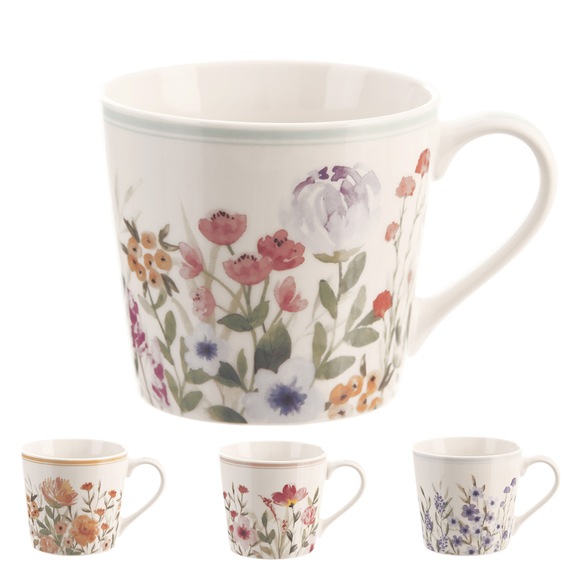 Hrnek porc. KVĚT 0,44 l mix