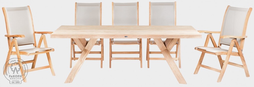 SPIDER+DIVA SET - sestava z teaku