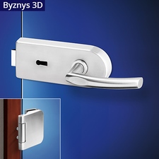 Ilsa Byznys kování na skleněné dveře OV + 3D nerez