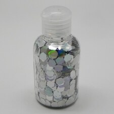 Glittry větší 30g stříbrná