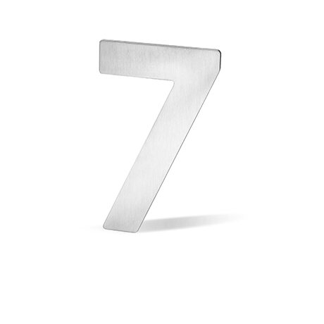 Domovní číslo "7" nerez 120mm