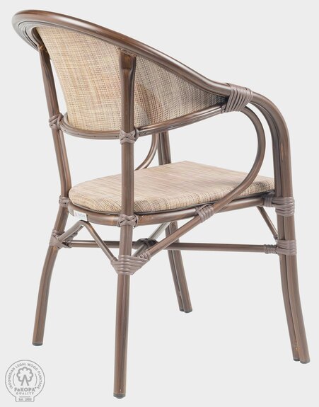 MILANO II - pevné křeslo z ratanu