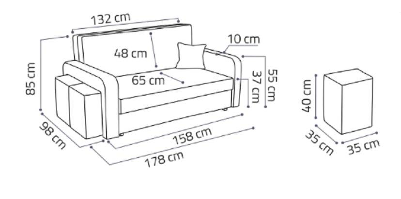 Pohovka Vivian Home III