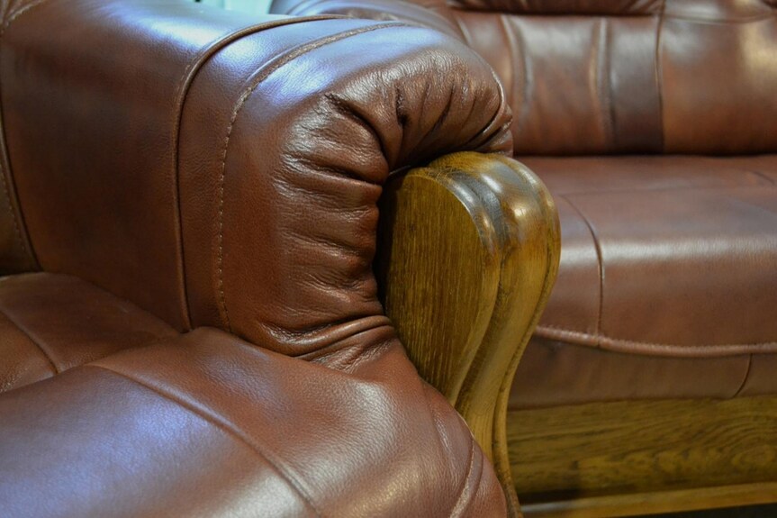 Kožená sedací souprava Falco Royal 3+1+1  S24/D9 rozkladací