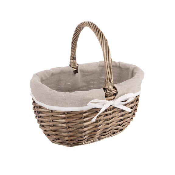 Koš proutí/bavlna+PES piknik malý