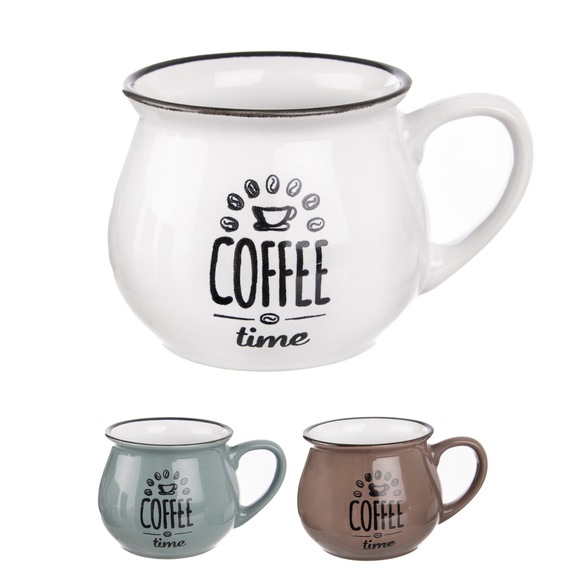 Hrnek ker. Coffee time 0,32 l mix