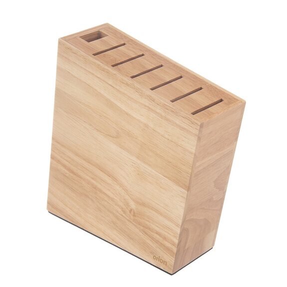 Stojan na nože gumovníkové dřevo