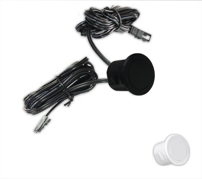 Dotykový spínač se stmívačem s pamětí k zavrtání do korpusu PLAST černý