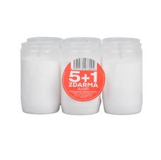 Svíčka olejová 5+1 ZDARMA, bílá 6 x 100g