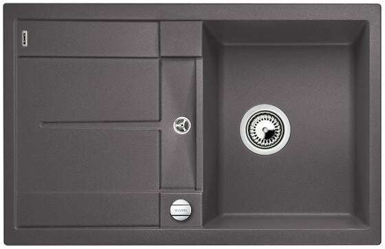 Dřez s odkapem BLANCO  Metra 45 S a s excentrem Silgranit PuraDur