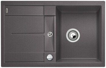 Dřez s odkapem BLANCO  Metra 45 S a s excentrem Silgranit PuraDur