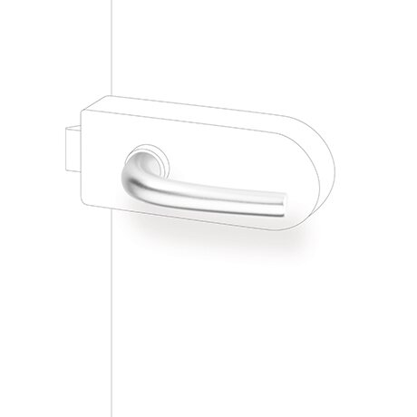 Anna pár F1 (N2040) kování na skleněné dveře