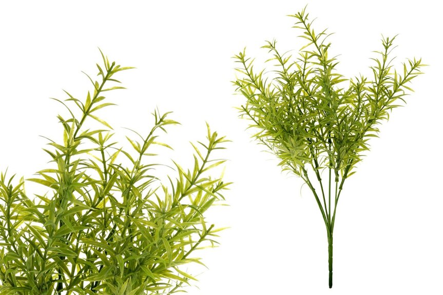 Rozmarýn SG5643, barva světle zelená. Květina umělá plastová. Cena za 6 ks.