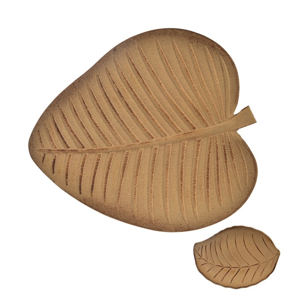 Tác lisované dřevo List mix