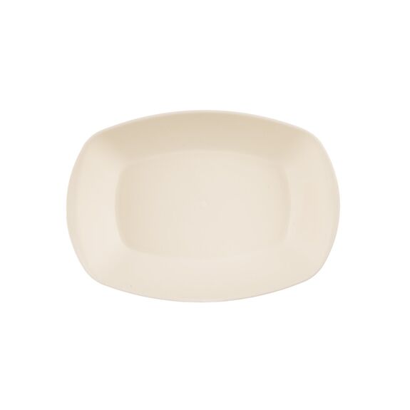 Talíř UH servír. SANDY ovál 17x12 cm smetanová