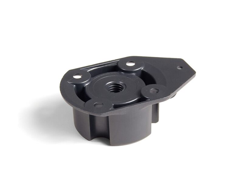 Držák soklové nohy oválný, černý