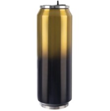 Termoska-plechovka nerez 0,7 l zlatá/černá