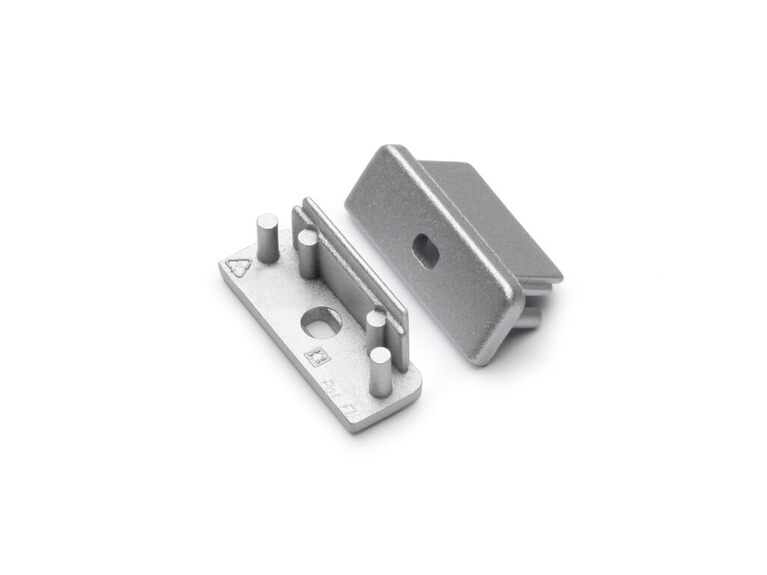 Koncovka WIRELI SURFACE14 stříbrná s otvorem, pár