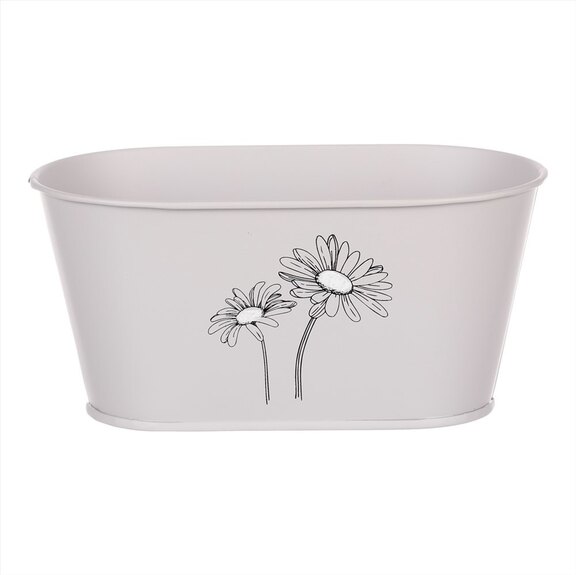 Truhlík kovový, šedivá barva.