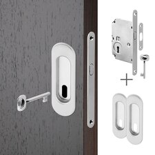 Mušle OV BB + zámek zadl. posuv BB matný chrom