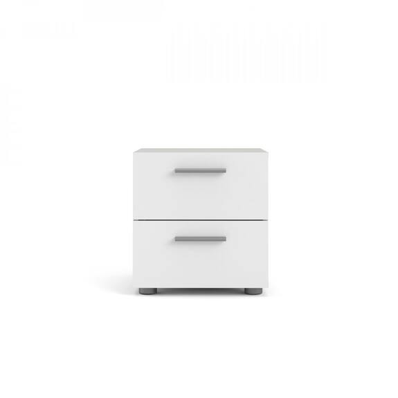 Noční stolek Pedro 500 sonoma/bílá lesk