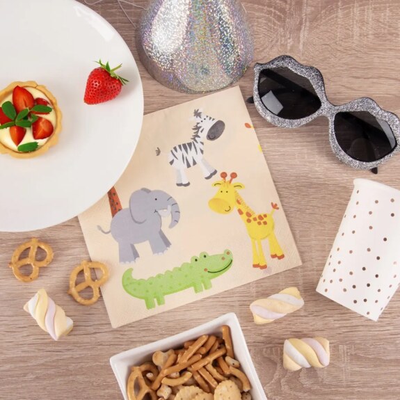 Ubrousek papír zoo 20 ks 33x33 cm