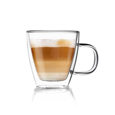 Hrnek dvoustěnné borosil. sklo DOUBLE 0,18 l