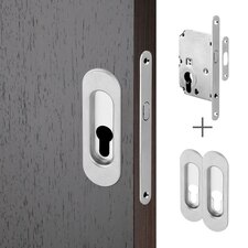 Mušle OV PZ + zámek zadl. posuv PZ matný chrom