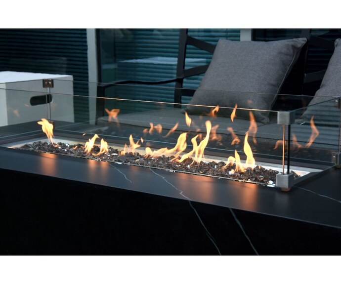 Stůl s plynovým ohništěm MONTE CARLO