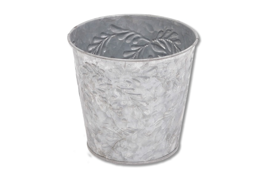 Obal kovový na květiny